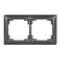 DECO Ramka uniwersalna podwójna z tworzywa DECO Soft 11DRSO-2