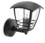 PHILIPS Kinkiet myGarden Creek, czarny, 1x60W 230V 15380/30/16