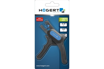 HOGERT Automatyczny ściągacz izolacji 180 mm 0.2-6.0 mm2  HT1P187