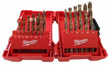 Milwaukee Milwaukee Kaseta z wiertłami do metalu HSS G Cobalt (19szt) 4932352470