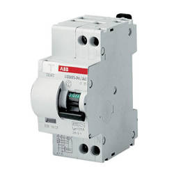 ABB Wyłącznik różnicowo-prądowy z członem nadprądowym DS951 C20A/0,03; typ AC; I=20A; In= 30mA