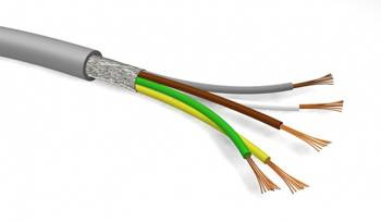 Przewód sterowniczy giętki, ekranowany LiYCY 3x0,75 mm² 300/300V