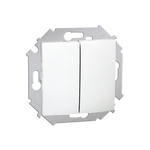 Łącznik świecznikowy (moduł) 10AX 250V, zaciski śrubowe, biały 1591398-030