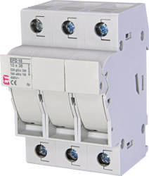 ETI Rozłącznik bezpiecznikowy EFD 10 3p 32A 10x38mm 002540004