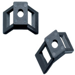 HAUPA Podstawka przykręcana 7,8mm czarna 262165