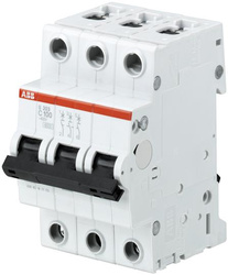 ABB Wyłącznik nadmiarowo-prądowy serii STANDARD 3-polowy C 100A 6kA S203-C100 2CDS253001R0824