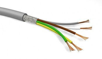 Przewód sterowniczy giętki, ekranowany LiYCY 2x1 mm² 300/300V