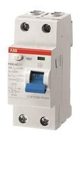 ABB Wyłącznik różnicowo-prądowy serii STANDARD F202-AC-40/0,01; 2-polowy; typ AC; I=40A; In= 10mA 2CSF202001R2400
