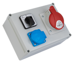 SEZ Rozdzielnica budowlana ROS-BOX 1631 przełącznik L-0-P 1x16A/5P + 1xGN 230V