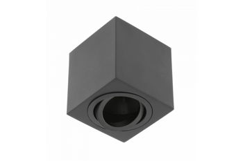 GTV Oprawa sufitowa AVEIRO aluminium 80x80x85mm IP20 max 20W kwadratowa czarna