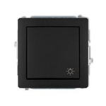 DECO Mechanizm łącznika zwiernego światło czarny 12DWP-5