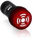 ABB Sygnalizator optyczno-akustyczny czerwony fi=22mm U=24V AC/DC; Ie= 53mA; 90dB; CB1-610R 1SFA619600R6101