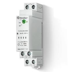 FINDER Przekaźnik modułowy zmierzchowy 1Z 16A 24V AC/DC, 1-100 lx, sensor IP54