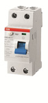 ABB Wyłącznik różnicowo-prądowy serii STANDARD F202-AC-16/0,01; 2-polowy; typ AC; I=16A; In= 10mA 2CSF202001R0160