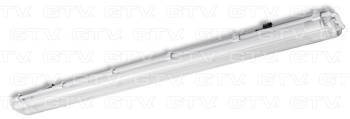 Oprawa hermetyczna HAGEN LED 236, T8 LED, G13, AC 220-240V, 50/60HZ, IP65, PC/PC, do świetlówek LED zasilanie jednostronne, biała