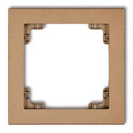 DECO Ramka uniwersalna pojedyncza złoty metalik 8DR-1