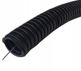 Rura karbowana giętka samogasnąca RKGS 32/24,2mm 750N z pilotem -5C° +60C° PV UV IK07 /25mb/ ECTC1532T