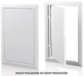 VENTIKA Drzwiczki rewizyjne z tworzywa ABS białe DR 300x400mm