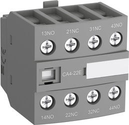 ABB Blok styków pomocniczych CA4-22E, 2 x NC, 2x NO do styczników serii AF09, AF12, AF16 1SBN010140R1022