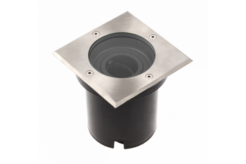 GTV Oprawa dogruntowa BETA-K z regulacją kąta, max.50 W, GU10, IP67, AC220-240V, 50/60Hz, INOX, kwadratowa