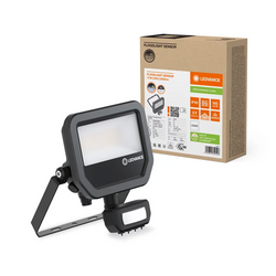LEDVANCE Naświetlacz FLOOD LIGHT 17W 2400lm 4000K obudowa czarna z czujnikiem ruchu