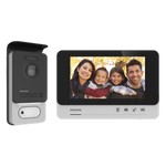 Philips WelcomeEye Connect 2 zestaw wideodomofonowy monitor 7" dotykowy menu OSD WI-FI + APP na telefon sterowanie bramą z czytnikiem breloków zbliżeniowych 125kHz, parowanie dźwiękiem