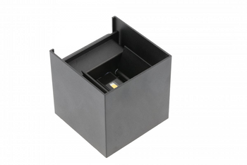GTV Oprawa LED MISSOURI-K, 7W,540lm,AC220-240V,50/60 Hz,PF>0,5,Ra≥80,IP54,IK08,4000K,kwadrat,czarny