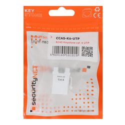SecurityNET Moduł RJ45 keystone kat. 6 UTP CCAS-K6-UTP