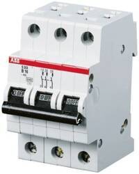 ABB Wyłącznik nadmiarowo-prądowy serii STANDARD 3-polowy B 4A 6kA S203-B4 2CDS253001R0045