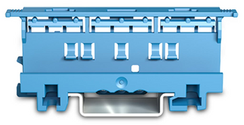 WAGO Adapter montażowy seria 221 4mm² montaż na szynie TS 35 niebieski