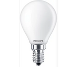 PHILIPS Żarówka LED CorePro luster 4.3-40W E14 827 470lm P45 Biała ciepła szklana matowa