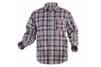 Hogert ILLER koszula granatowa/czerwona krata XL (54) HT5K386-XL