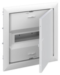 ABB Obudowa podtynkowa 12 modułowa 1-rząd po 12 modułów drzwi metalowe białe IP30 UK612E2 2CPX077840R9999