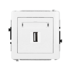DECO Gniazdo podwójne 1xUSB-AA DGUSB-1