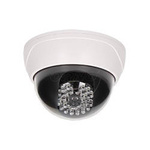 ORNO Atrapa kamery kopułowej monitorującej CCTV z diodami podczerwieni BIAŁA OR-AK-1202