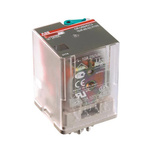 ABB Przekaźnik CR-U024DC2 A1-A2=24V DC 2 styki c/o 250V/10A  1SVR405621R1000