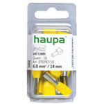 HAUPA Końcówka tulejkowa izolowana Twin DIN 2x6,0/14 270797/10