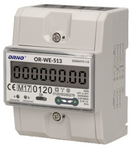 ORNO 3-fazowy licznik energii elektrycznej, 80A, MID, 3 moduły, DIN TH-35mm
OR-WE-513