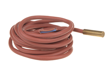 F&F Sonda RT-2 do regulatora temperatury: RT-820, RT-821, RT-822, RT-823, RT-826; zakres pomiarowy: -50÷130°C, przewód silikonowy 2,5mb Ø8; h=40mm