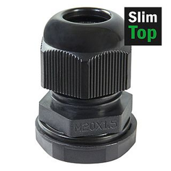 HAUPA Dławnica metryczna M20 IP68 czarna  250084