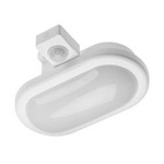 GTV Oprawa kanałowa DELTA OW z czujnikiem ruchu, 6W, 400lm, AC220-240V, 50/60 Hz, PF>0,5, Ra>80, IP54, kąt świecenia 120°, neutralna biała 4000K, biała+B12; LD-DELOW6WC-NB