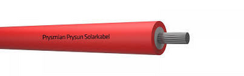 PRYSMIAN Kabel fotowoltaiczny PRYSUN PV H1Z2Z2-K AC: 1/1kV DC: 1,5/1,5kV 1x6 mm² czerwony