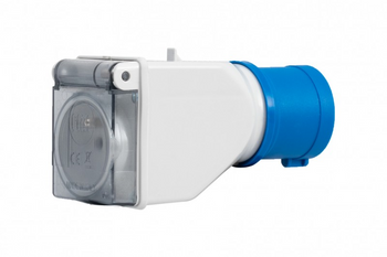 Adapter kempingowy wtyk 16/3p, gniazdo tablicowe 230V  73109