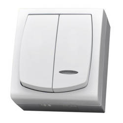 MADERA Łącznik świecznikowy podświetlany ŁNH-2NS/00