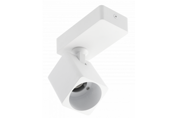 GTV Oprawa ścienna RENO, aluminium, IP20, max. 20W, pojedyncza, kwadratowa, biała OS-REN20WKW1-10