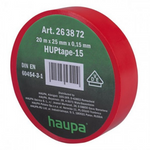 HAUPA Taśma izolacyjna VDE 25 mm x 20 m czerwona HUPtape-15 263872