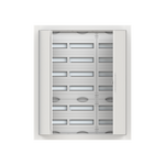 ABB Szafka rozdzielcza aparatury modułowej 6R3K 216 modułów IP30 podtynkowa, II klasa izolacji, 1014x865x125mm (WxSxG); CU36V