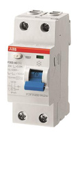 ABB Wyłącznik różnicowo-prądowy serii STANDARD F202-A-40/0,03; 2-polowy; typ A; I=40A; In= 30mA 2CSF202101R1400