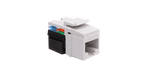 Connect Wkład gniazda komputerowego RJ45 kat.5e, nieekranowany (UTP) biały CJ545U