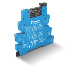 Przekaźnikowy moduł sprzęgający 6,2mm EMR MasterBASIC 1P 6A 24V AC/DC styki AgNi zaciski śrubowe 39.11.0.024.0060